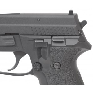 Страйкбольный пистолет WE SIG SAUER P-229, металл, рельса, Грин газ WE-F005A-BK